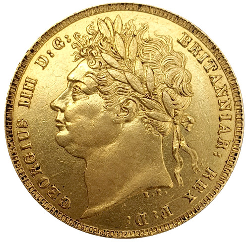 1821 giorgio iiii oro - giorgio,