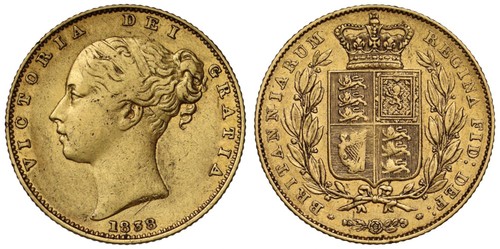 Vittoria 1838 sovrana scudo - vittoria,
