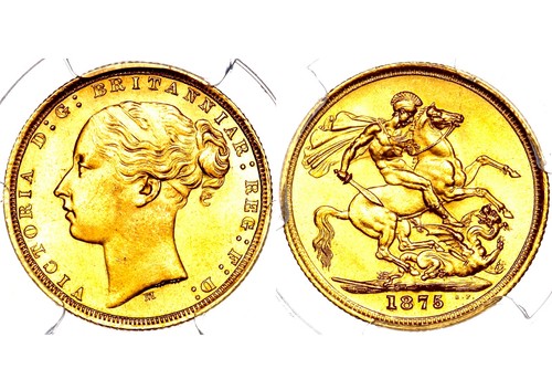 1875 regina vittoria gran - 1875,