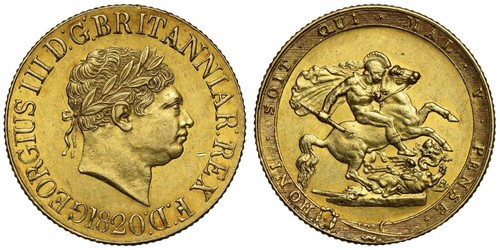 Giorgio iii 1820 sovrano - iii,