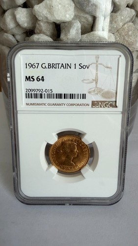 1967 regno unito qeii gold - 1967,