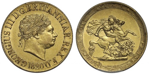Giorgio iii 1820 sovrano - iii,