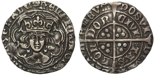 Enrico vii groat - vii, tipo
