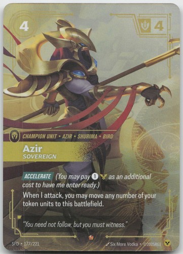 Riftbound spiritforged azir - spiritforged,